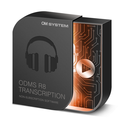 Logiciel de transcription ODMS R8 On-Premise Module Transcription OM SYSTEM