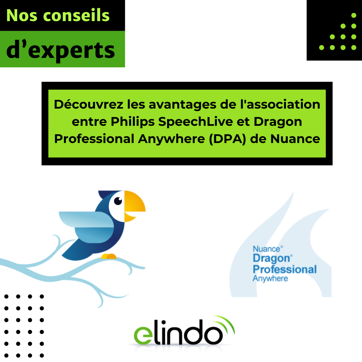 Découvrez les avantages de l'association entre Philips SpeechLive et Dragon Professional Anywhere (DPA) de Nuance